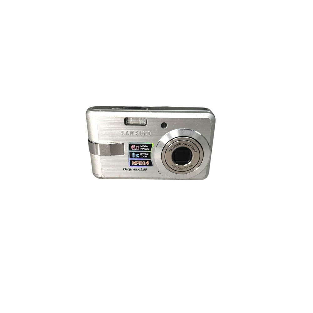 Samsung Digimax L60 6MP Digital Camera 3x Zoom Battery Included Parts Only